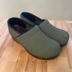 Dansko Teal Clogs